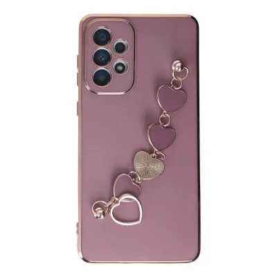 BUĞZ Samsung Galaxy A33 5g Kılıf Esila Silikon - Mor