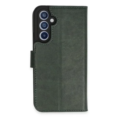 BUĞZ Samsung Galaxy A34 5g Kılıf Trend S Plus Kapaklı Kılıf - Yeşil