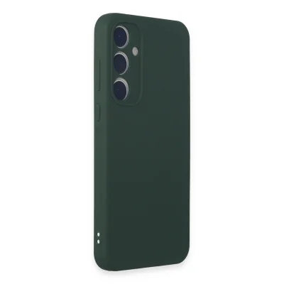 BUĞZ Samsung Galaxy A35 5g Kılıf First Silikon - Koyu Yeşil
