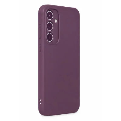 BUĞZ Samsung Galaxy A35 5g Kılıf First Silikon - Mürdüm