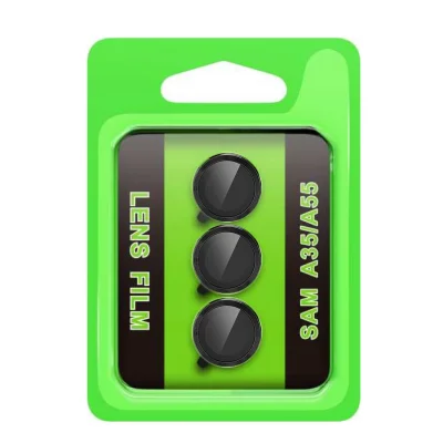 BUĞZ Samsung Galaxy A35 5g Raze Metal Kamera Lens - Siyah