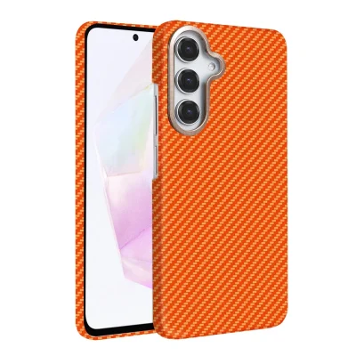 BUĞZ Samsung Galaxy A35 5g Vega Magsafe Kapak - Turuncu