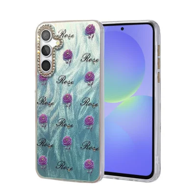 BUĞZ Samsung Galaxy A36 Kılıf Blade Aynalı Desenli Kapak - Desen 9