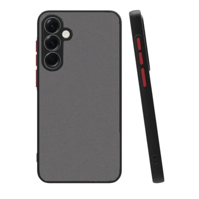 BUĞZ Samsung Galaxy A36 Kılıf Montreal Silikon Kapak - Siyah