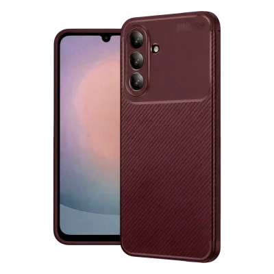 BUĞZ Samsung Galaxy A37 5g Auto Focus Karbon Kapak - Bordo