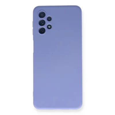 BUĞZ Samsung Galaxy A52 Kılıf Nano İçi Kadife Silikon - Lila