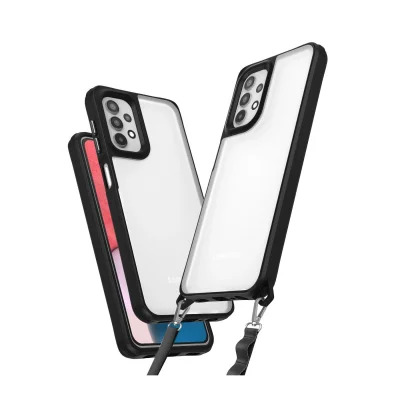 BUĞZ Samsung Galaxy A52 Kılıf Penta Silikon Kılıf - Siyah