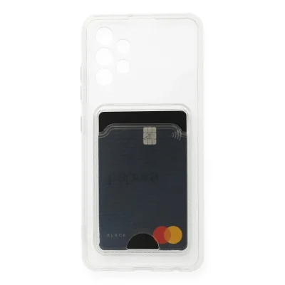 BUĞZ Samsung Galaxy A53 5g Kılıf Kart Şeffaf Silikon - Şeffaf