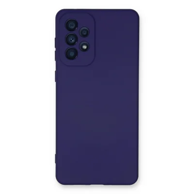 BUĞZ Samsung Galaxy A53 5g Kılıf Nano İçi Kadife Silikon - Mor