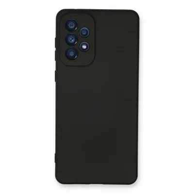 BUĞZ Samsung Galaxy A53 5g Kılıf Nano İçi Kadife Silikon - Siyah