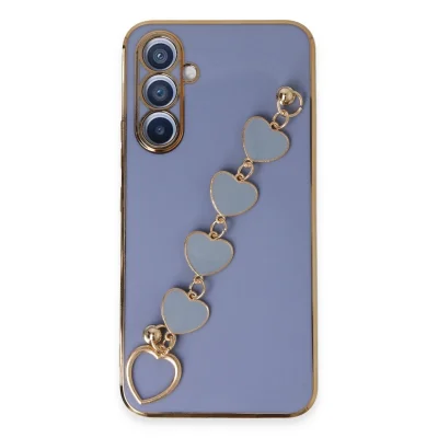 BUĞZ Samsung Galaxy A54 5g Kılıf Esila Silikon - Gri