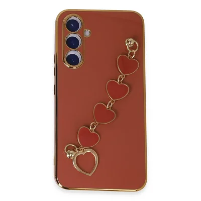 BUĞZ Samsung Galaxy A54 5g Kılıf Esila Silikon - Kırmızı