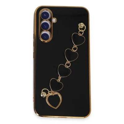 BUĞZ Samsung Galaxy A54 5g Kılıf Esila Silikon - Siyah