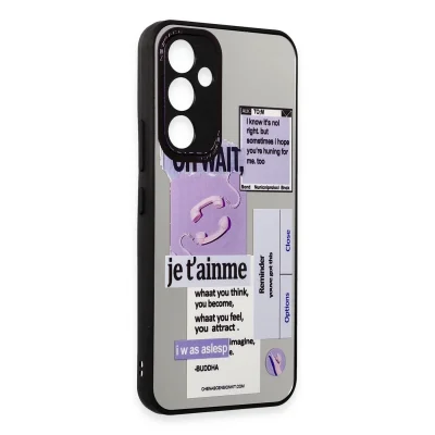 BUĞZ Samsung Galaxy A54 5g Kılıf Mirror Desenli Kapak - Mirror - 4