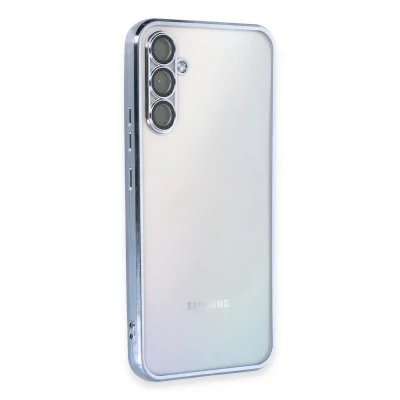 BUĞZ Samsung Galaxy A54 5g Kılıf Razer Lensli Silikon - Açık Mavi