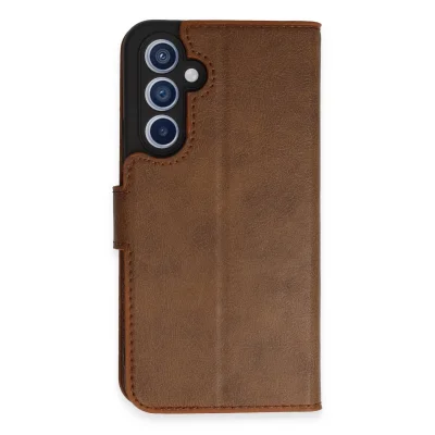 BUĞZ Samsung Galaxy A54 5g Kılıf Trend S Plus Kapaklı Kılıf - Taba