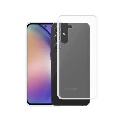 BUĞZ Samsung Galaxy A55 5g Kılıf Lüx Şeffaf Silikon