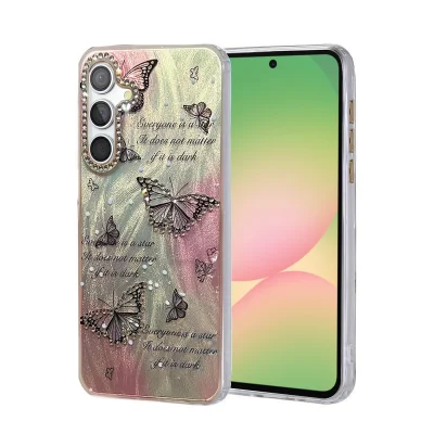 BUĞZ Samsung Galaxy A56 Kılıf Blade Aynalı Desenli Kapak - Desen 6