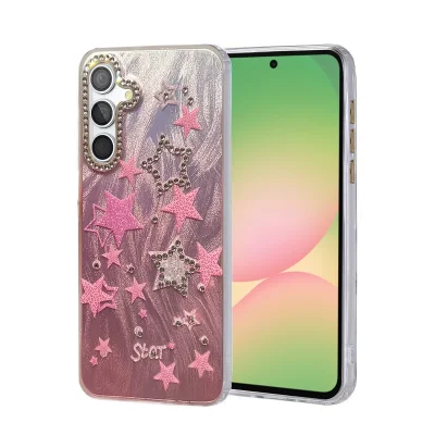 BUĞZ Samsung Galaxy A56 Kılıf Blade Aynalı Desenli Kapak - Desen 7