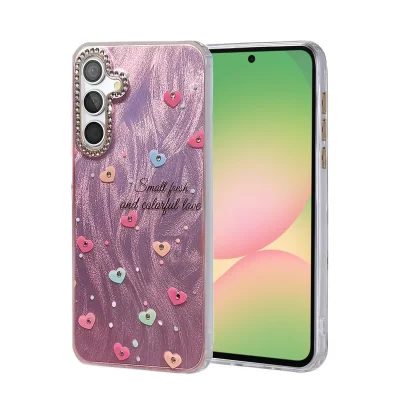 BUĞZ Samsung Galaxy A56 Kılıf Blade Aynalı Desenli Kapak - Desen 8