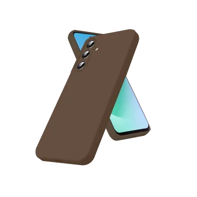 BUĞZ Samsung Galaxy A56 Kılıf First Silikon - Kahverengi