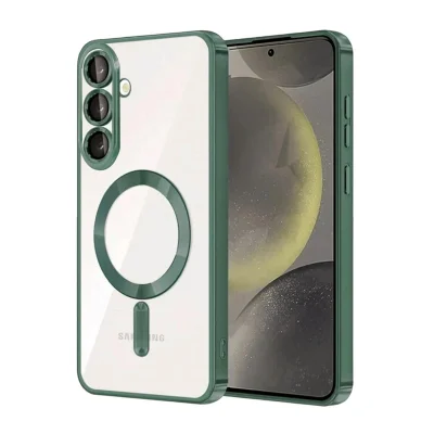 BUĞZ Samsung Galaxy A57 5g Kross Magneticsafe Kapak - Koyu Yeşil
