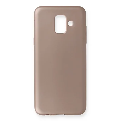 BUĞZ Samsung Galaxy A6 2018 Kılıf First Silikon - Rose Gold