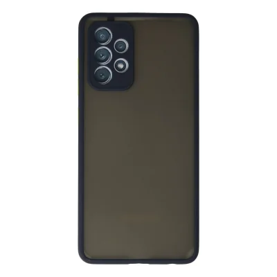 BUĞZ Samsung Galaxy A72 Kılıf Montreal Silikon Kapak - Lacivert