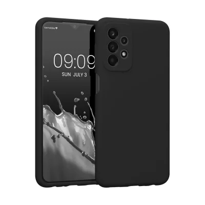 BUĞZ Samsung Galaxy A73 5g Kılıf First Silikon - Siyah