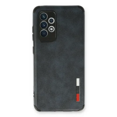 BUĞZ Samsung Galaxy A73 5g Kılıf Loop Deri Silikon - Lacivert