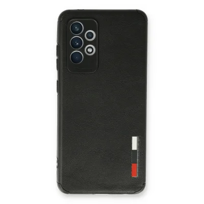 BUĞZ Samsung Galaxy A73 5g Kılıf Loop Deri Silikon - Siyah