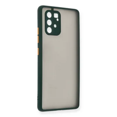 BUĞZ Samsung Galaxy A91 / S10 Lite Kılıf Montreal Silikon Kapak - Yeşil