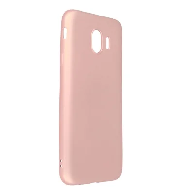 BUĞZ Samsung Galaxy J4 Kılıf First Silikon - Rose Gold