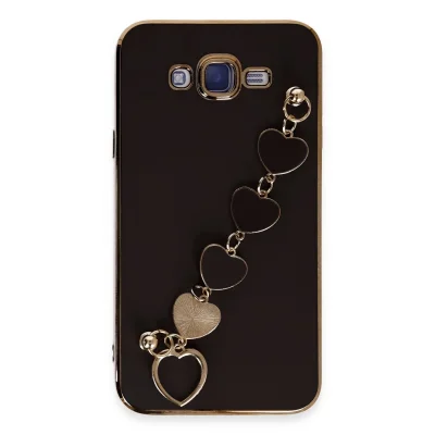 BUĞZ Samsung Galaxy J7 Kılıf Esila Silikon - Siyah