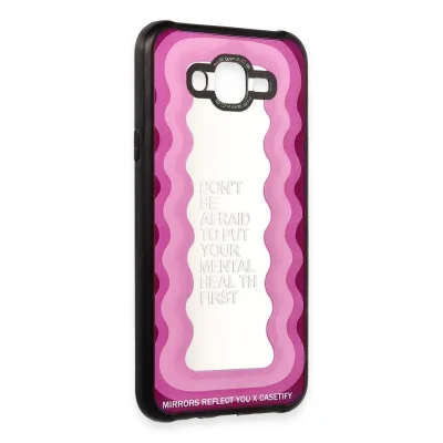 BUĞZ Samsung Galaxy J7 Kılıf Mirror Desenli Kapak - Mirror - 11