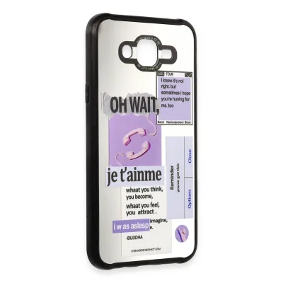 BUĞZ Samsung Galaxy J7 Kılıf Mirror Desenli Kapak - Mirror - 4