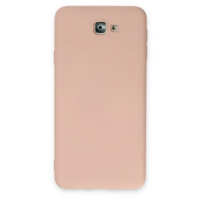 BUĞZ Samsung Galaxy J7 Prime Kılıf Nano İçi Kadife Silikon - Pudra