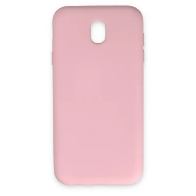 BUĞZ Samsung Galaxy J7 Pro / J730 Kılıf Nano İçi Kadife Silikon - Pudra