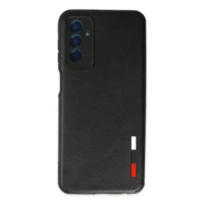 BUĞZ Samsung Galaxy M13 Kılıf Loop Deri Silikon - Siyah