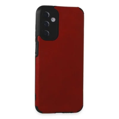 BUĞZ Samsung Galaxy M14 5g Kılıf Loop Deri Silikon - Kırmızı