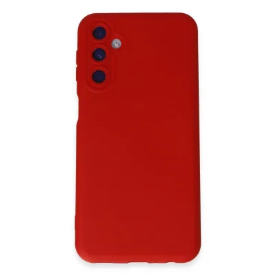BUĞZ Samsung Galaxy M14 5g Kılıf Nano İçi Kadife Silikon - Kırmızı