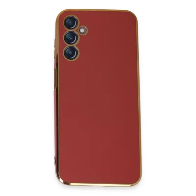 BUĞZ Samsung Galaxy M14 5g Kılıf Volet Silikon - Kırmızı