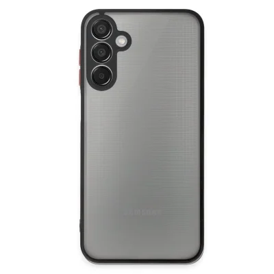 BUĞZ Samsung Galaxy M15 Kılıf Montreal Silikon Kapak - Siyah