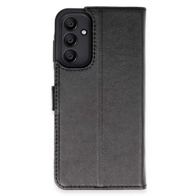 BUĞZ Samsung Galaxy M15 Kılıf Trend S Plus Kapaklı Kılıf - Siyah