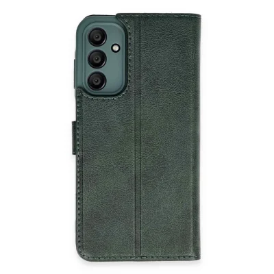 BUĞZ Samsung Galaxy M15 Kılıf Trend S Plus Kapaklı Kılıf - Yeşil