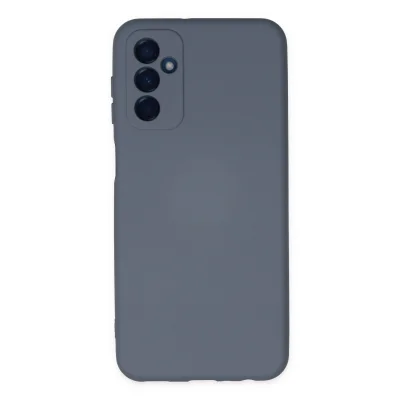 BUĞZ Samsung Galaxy M23 Kılıf Nano İçi Kadife Silikon - Gri