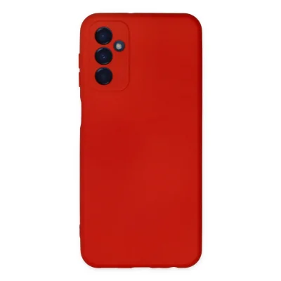 BUĞZ Samsung Galaxy M23 Kılıf Nano İçi Kadife Silikon - Kırmızı