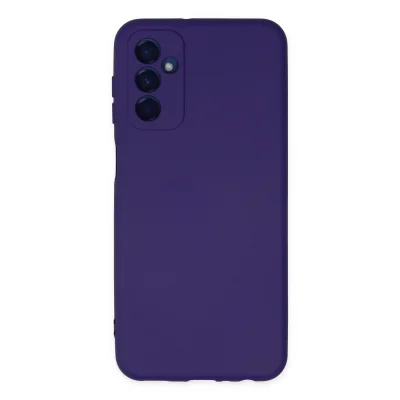 BUĞZ Samsung Galaxy M23 Kılıf Nano İçi Kadife Silikon - Mor