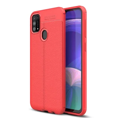 BUĞZ Samsung Galaxy M31 Kılıf Auto Focus Kapak - Kırmızı