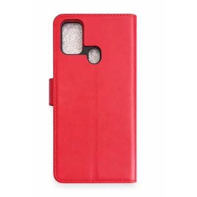 BUĞZ Samsung Galaxy M31 Kılıf Trend S Plus Kapaklı Kılıf - Kırmızı